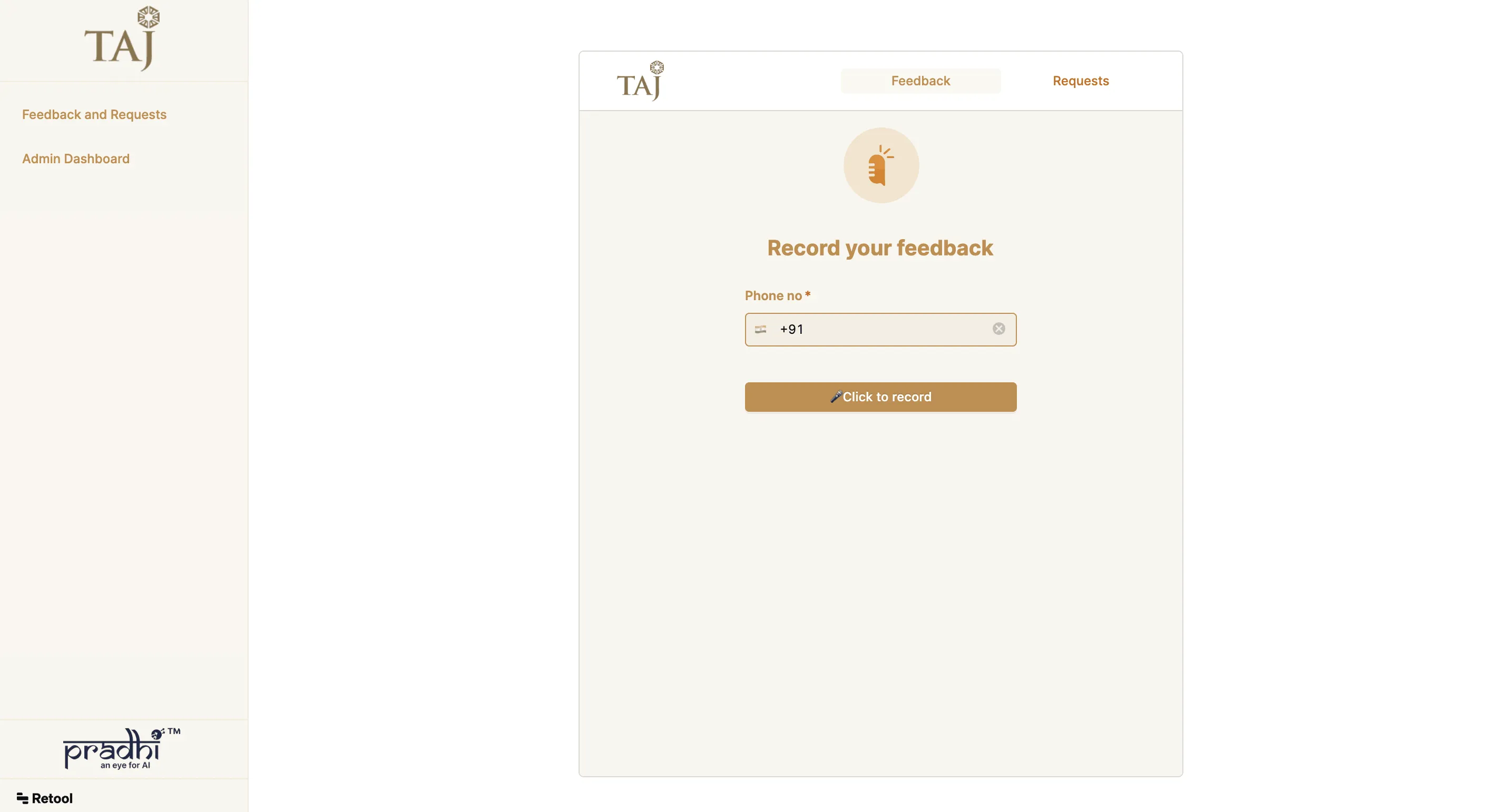 AI recording application built by Retool Developers