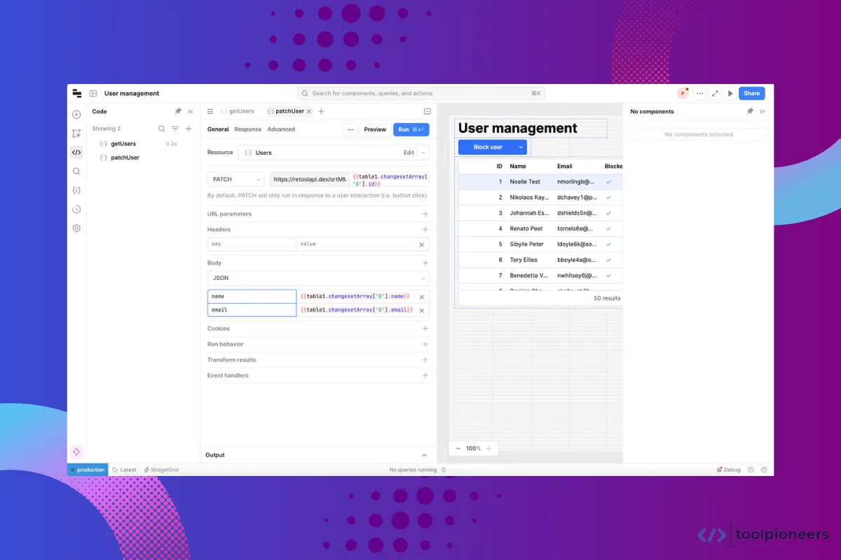 How to Build Your First Web App using Retool: A Basic Guide