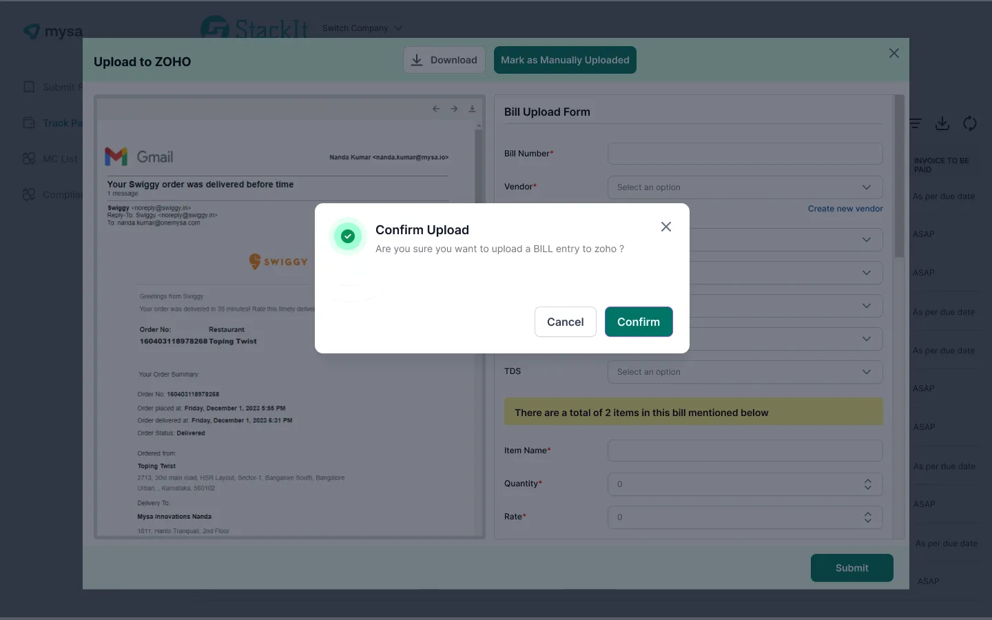 retool zoho api integration
